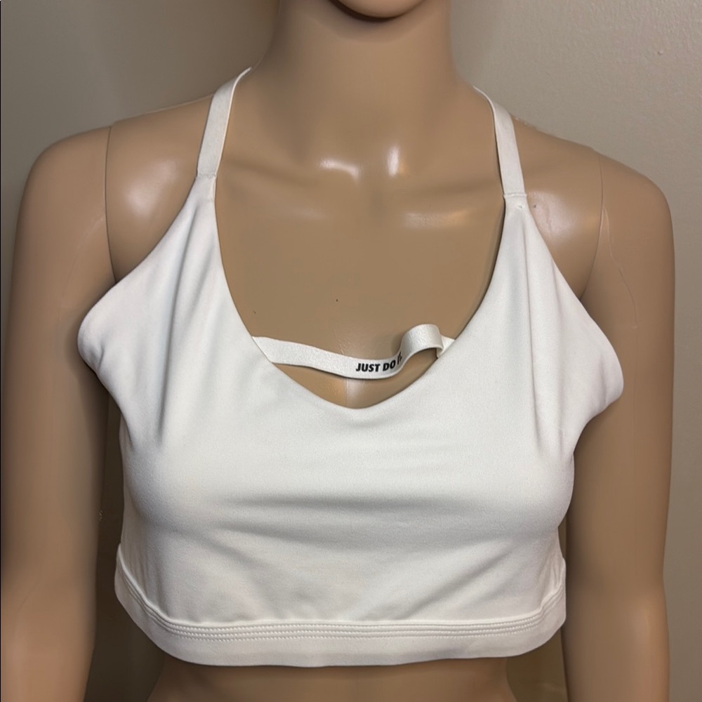 Nike White Crop Top